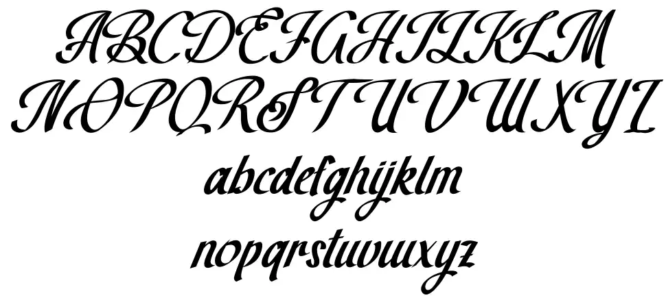 The Brown Wallfont specimens
