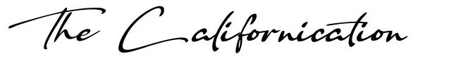 The Californication font