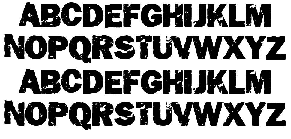 The Camposanto 字形 标本