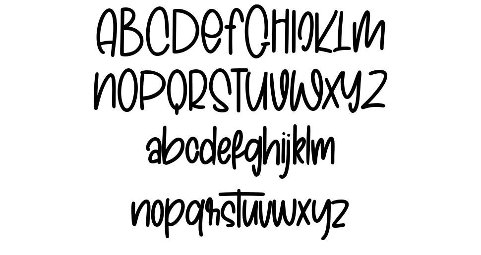 The Carbs font Örnekler