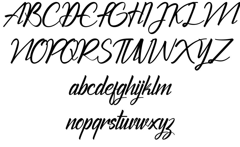 The Chamid font Örnekler
