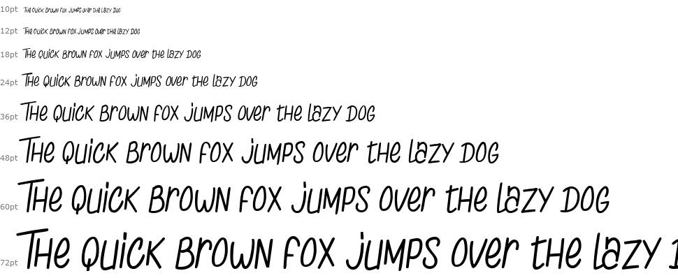 The Chicken love Story font Waterfall