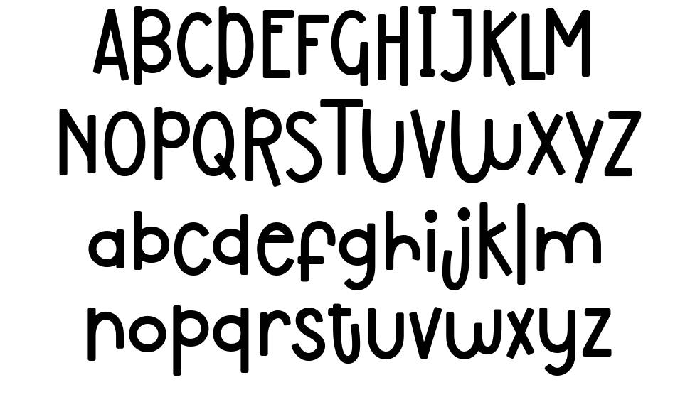 The Childrow font specimens