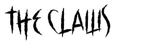 The Claws font