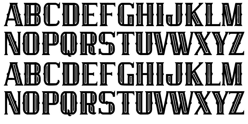 The Company font specimens