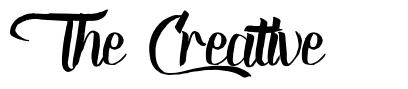 The Creative шрифт