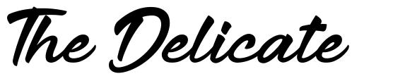 The Delicate font