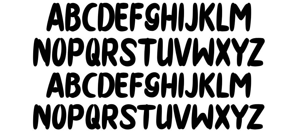 The Distro font specimens