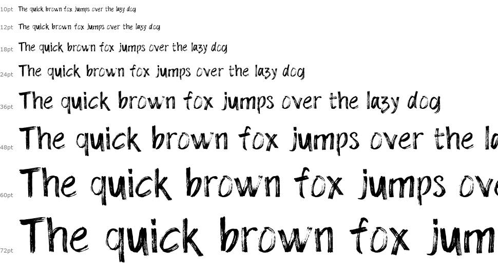 The Dolbak Brush font Şelale