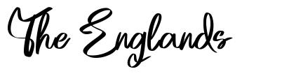 The Englands font