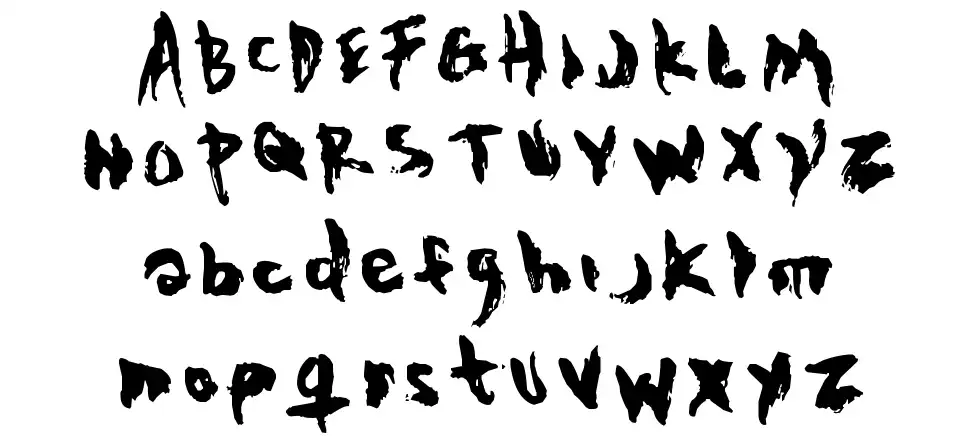 The Evil Cop font specimens