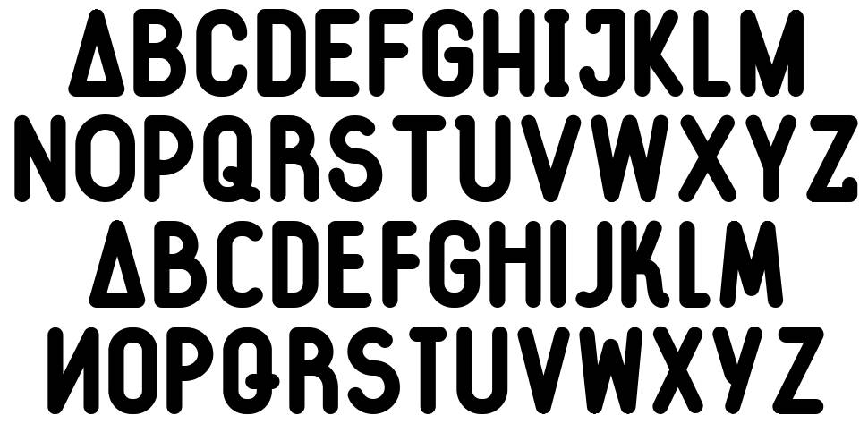 The First Font font specimens
