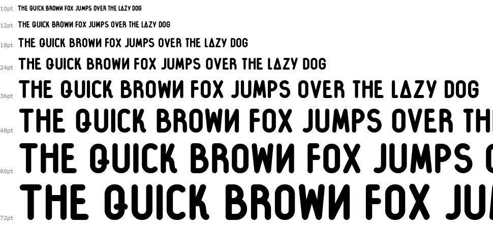 The First Font font Waterfall