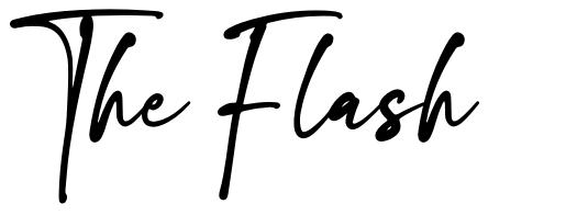 The Flash шрифт