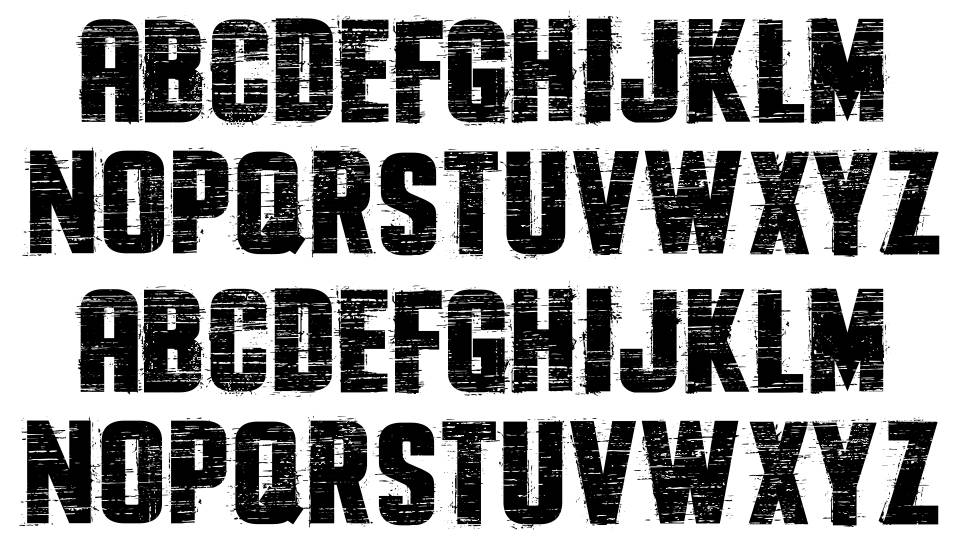 The Flast font specimens