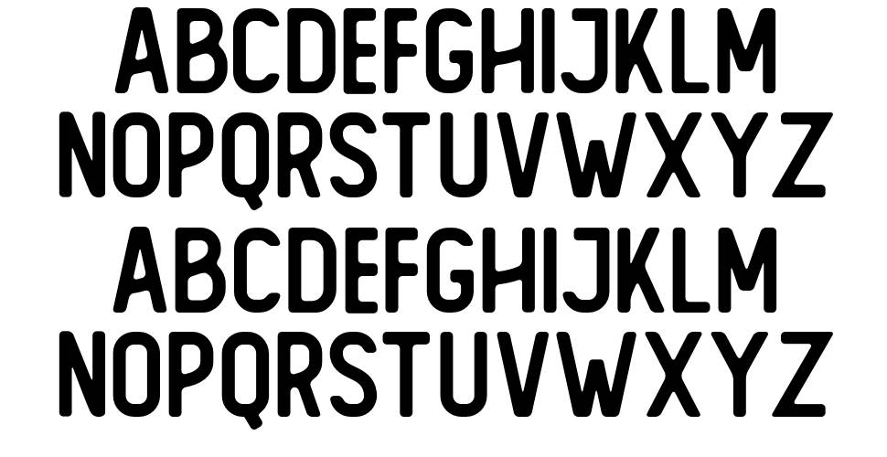 The Foregen font Örnekler
