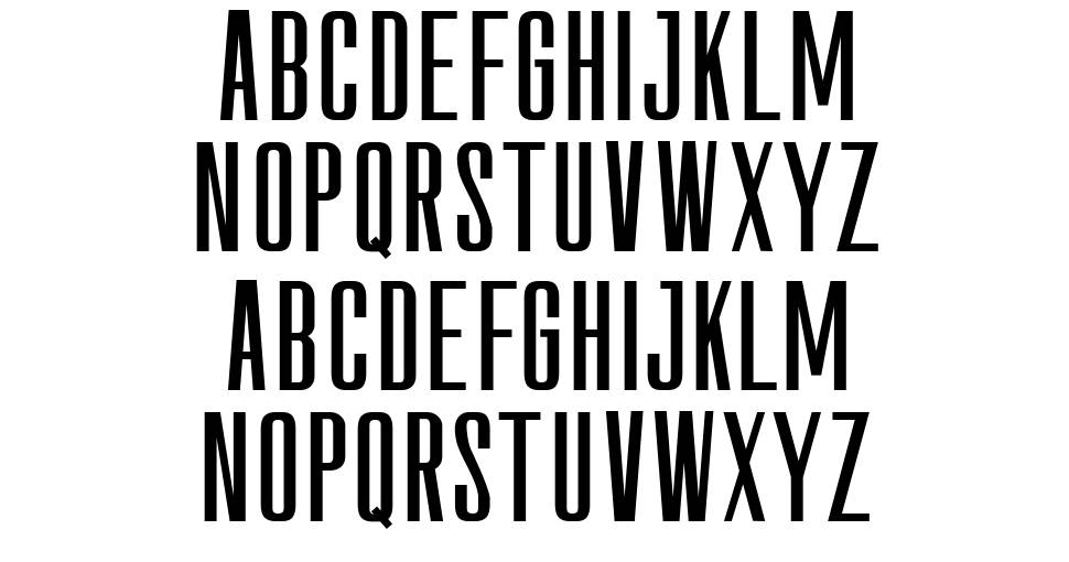 The Fourth Avenue Sans font specimens