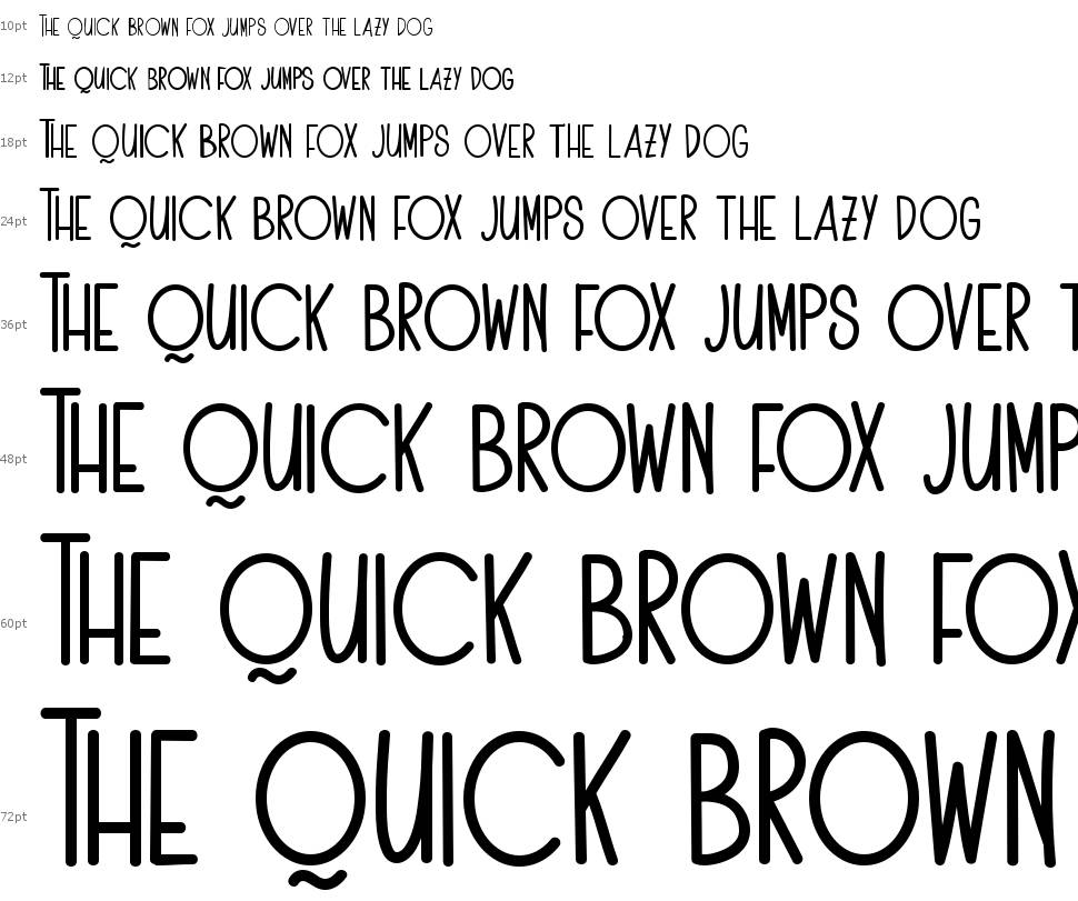 The Fox Office font Waterfall