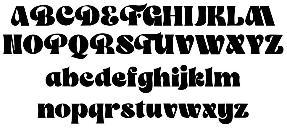 The Franky Dunkey font Örnekler