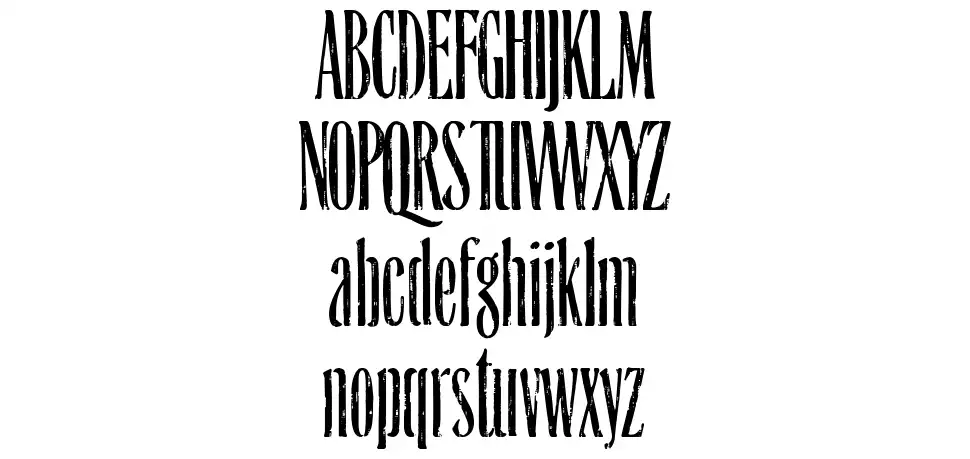 The French Quarter font by Woodcutter FontRiver