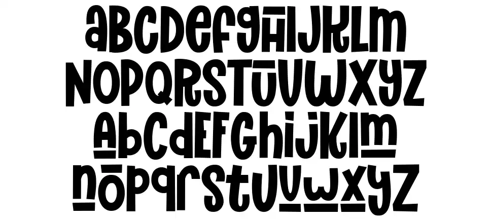 The Funy Time'sfont specimens