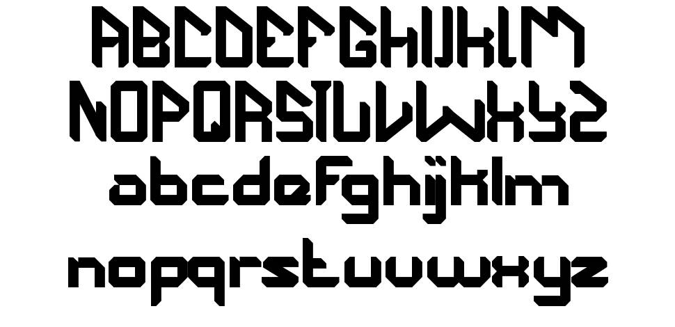 The Futurist font specimens