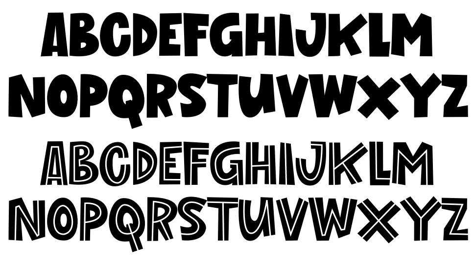 The Georgia font specimens