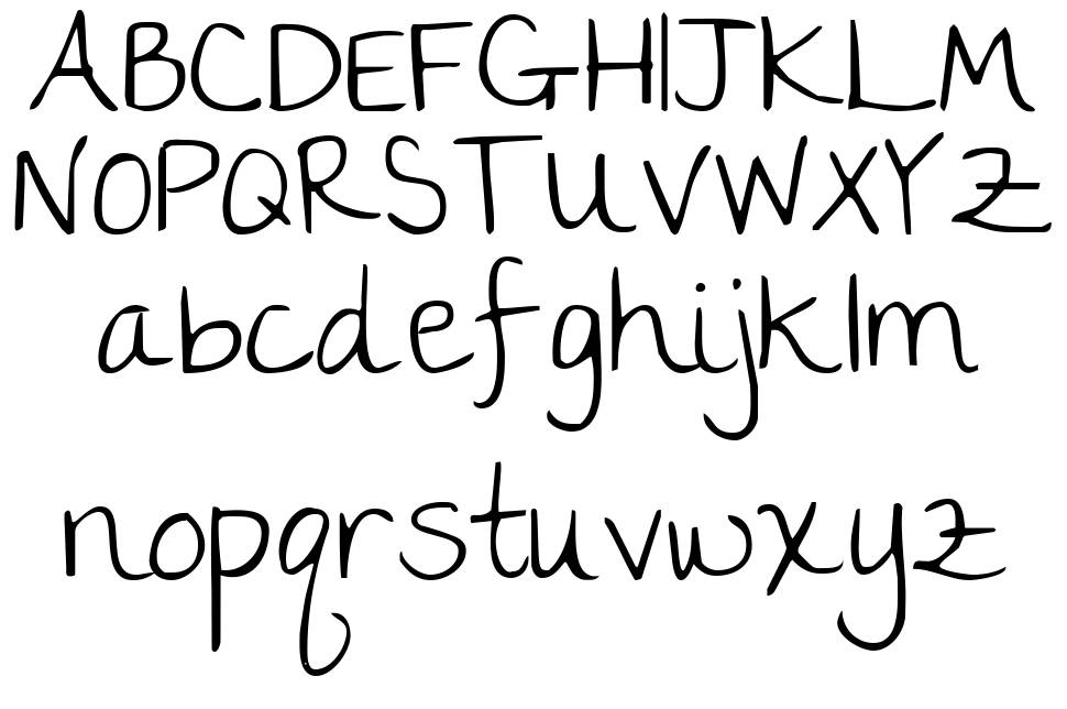 The girl next door font by Kimberly Geswein FontRiver