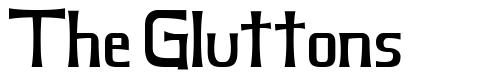 The Gluttons font
