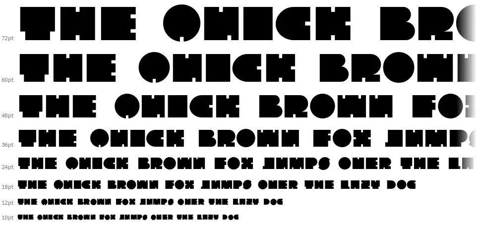 The Go Fontfont waterfall