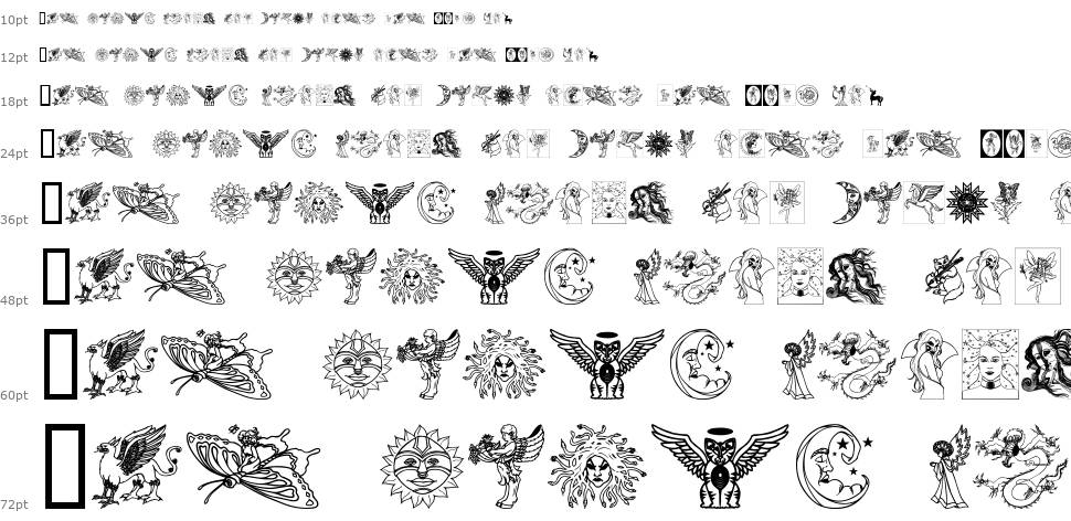 The Goddess font Şelale