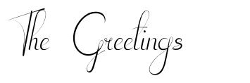 The Greetings font