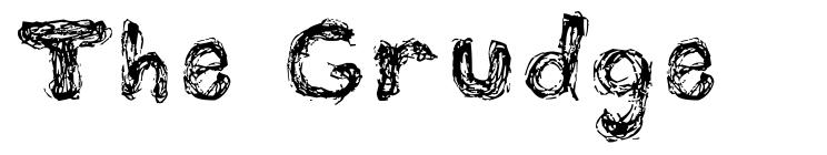 The Grudge font