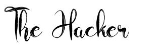 The Hacker шрифт