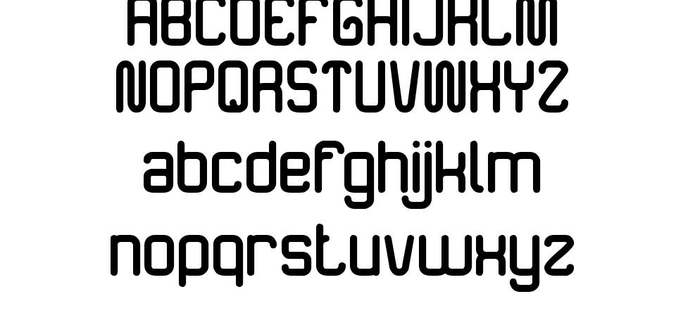The Happiness font specimens