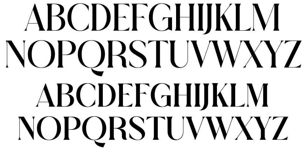 The Historical Marliana font specimens
