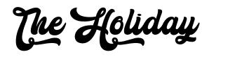 The Holiday font