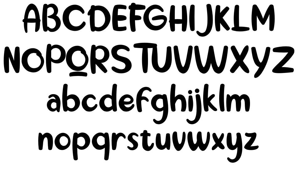 The Hungary font specimens