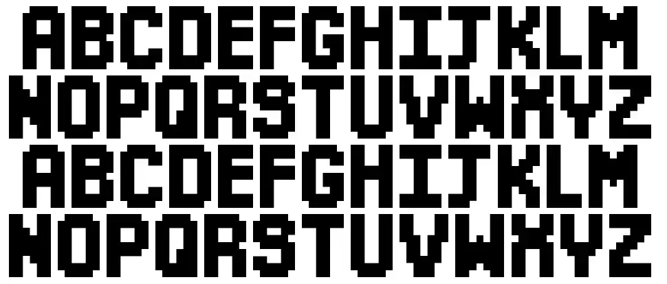 The Impostorfont specimens