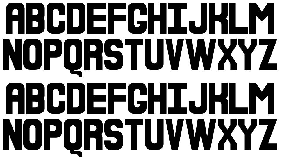 The Inbox St font specimens