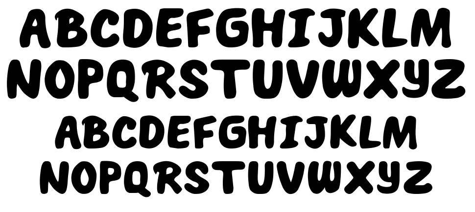 The Jack Marron font specimens