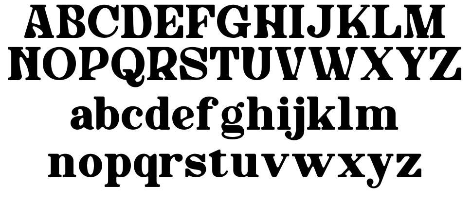 The Jagret шрифт