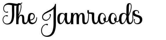 The Jamroods font