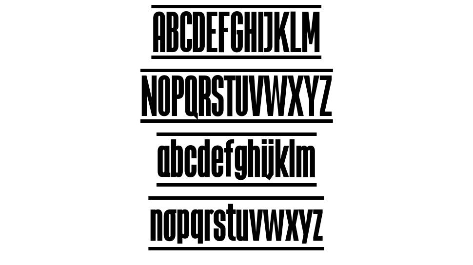 The Juke Box font Örnekler
