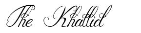 The Khallid шрифт