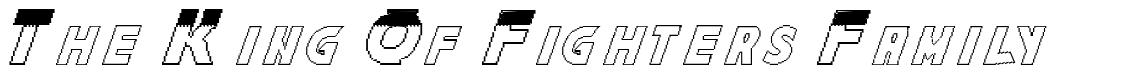 The King Of Fighters Family font