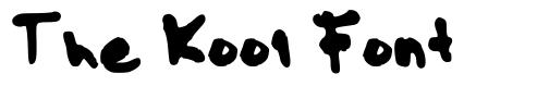The Kool Font шрифт