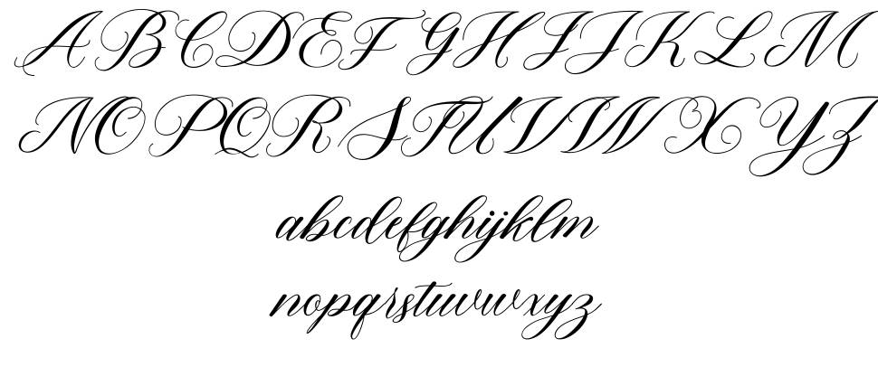 The Lantak font specimens