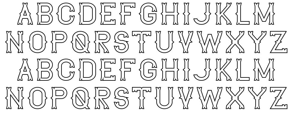 The Lekker font Örnekler