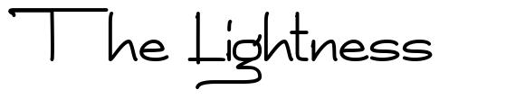 The Lightness font